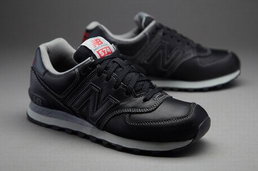 new balance cuir noir femme